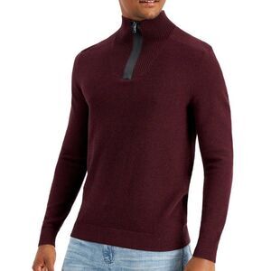 Alfani Men's Quarter-Zip Sweater